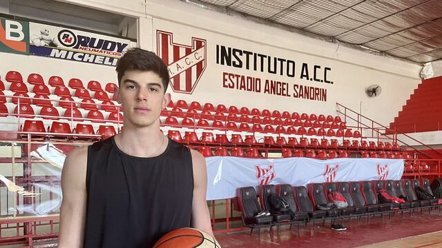 Uno de los pibes más buscados en el mercado de la Liga Nacional, Federico Elías juega en Instituto básquet. (Prensa Instituto)