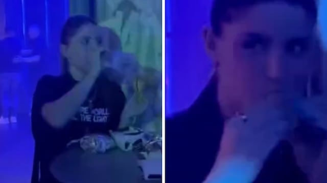 Fue al cumpleaños de Rodrigo De Paul y su amiga la grabó en un incómodo momento delante del plantel de la Selección Argentina.