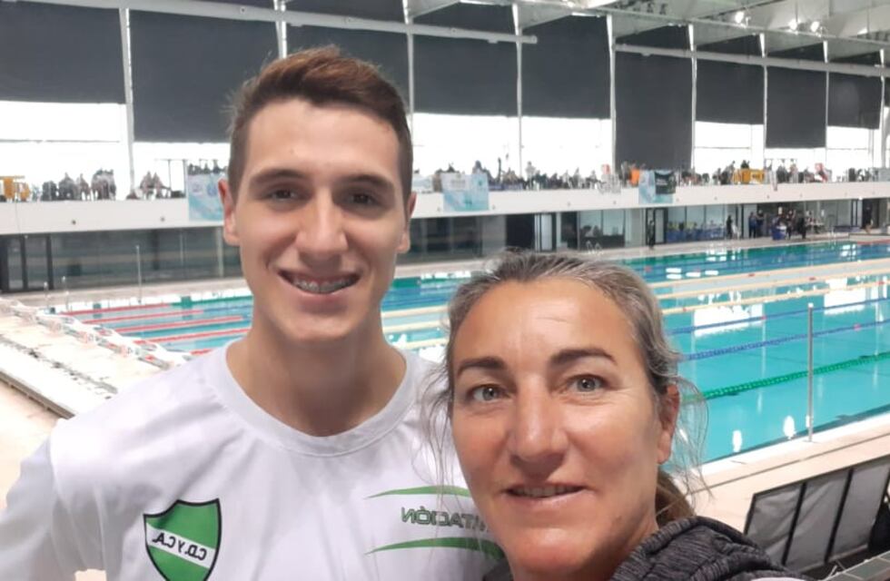 Benjamín Ghione cerró su participación en el Parque Roca con otra marca para el Sudamericano Juvenil de Natación