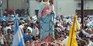 Imagen de la Virgen del Rosario de San Nicolás