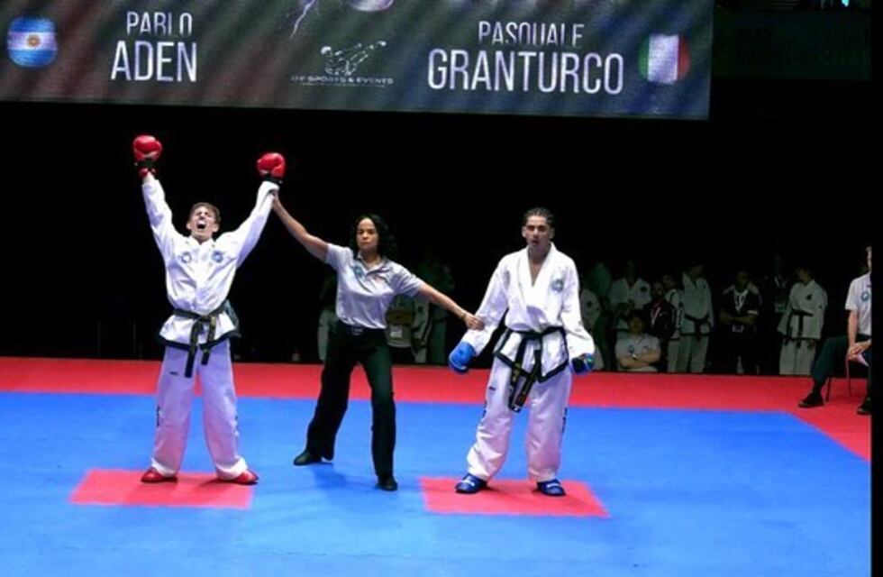 Conocé a Pablo Adén, el correntino que por tercera vez se consagró campeón en un Mundial de taekwondo