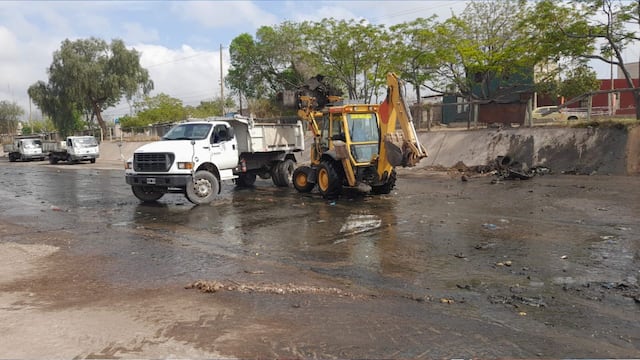 La Dirección de Hidráulica, dependiente de la Subsecretaría de Planificación Territorial, sigue en marcha con el plan de mantenimiento de colectores urbanos.