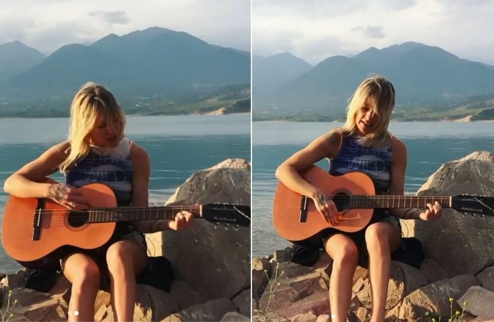 Virginia Da Cunha recordó su paso por Bandana con uno de sus hits a orillas del Dique Potrerillos