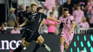 Messi jugó de titular pero su equipo no pudo con Nashville esta vez.