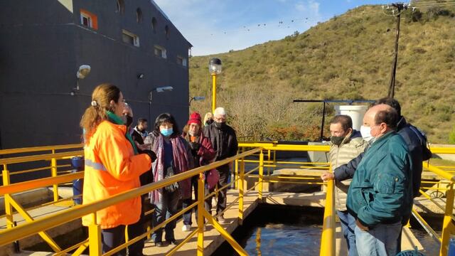 Vecinos y Municipio recorrieron la Planta de Cuesta Blanca