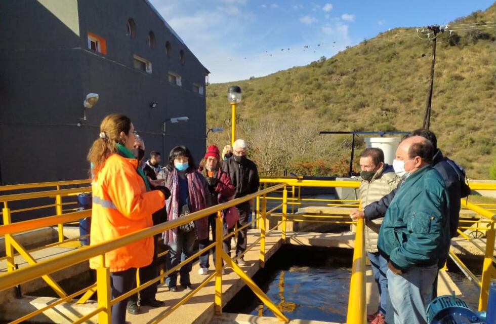Vecinos de Carlos Paz recorrieron la Planta Potabilizadora de Cuesta Blanca