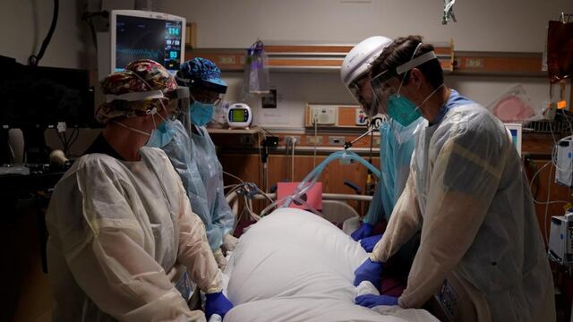 Unidades de terapia intensiva en la Argentina. (AP)