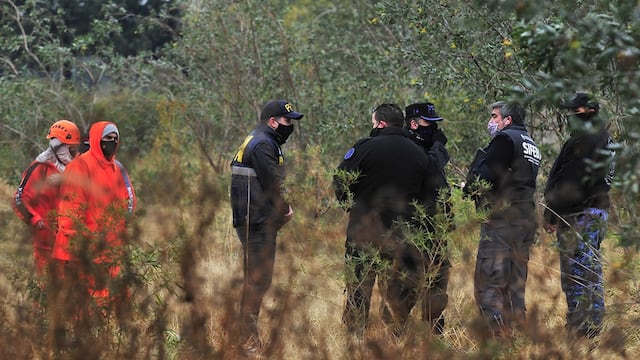 Nuevamente se rastrilló la zona de la localidad de La Florida en busca de Guadalupe Lucero. Gentileza ANSL