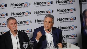 Martín Llaryora sobre la candidatura de Schiaretti. (Foto Federico Lopez Claro)