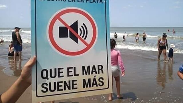Claromecó, “Que el mar suene Más”: proponen un sector de la playa libre de parlantes