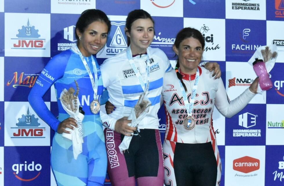 Ciclismo: la mendocina Julieta Benedetti obtuvo la medalla dorada en Elite a nivel nacional