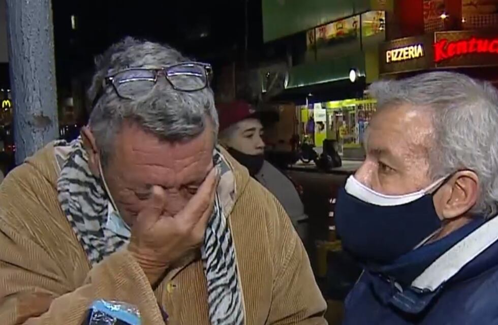 Un hombre de 58 años lloró por no recibir una vianda: “Laburé toda mi vida y así terminé”
