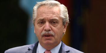 El Presidente Alberto Fernández tuiteó acerca de las restricciones a las importaciones de la carne vacuna. (Europa Press/C.De Luca).