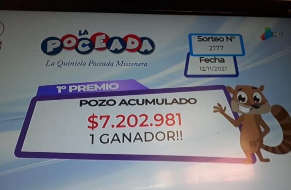 Un jardinense es el nuevo ganador de la Quiniela Poceada Misionera
