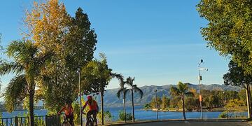 Costanera de Villa Carlos Paz, junio de 2021.