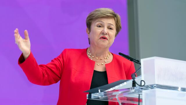 La directora gerente del Fondo Monetario Internacional (FMI), Kristalina Georgieva. (AP Foto/Jose Luis Magana)