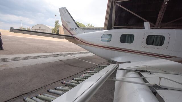 Las aeronaves para la lucha antigranizo que tiene la Provincia realizaron 8 vuelos para combatir las tormentas. Gentileza Gobierno de Mendoza