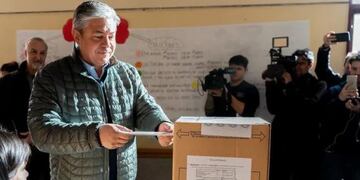 Figueroa votó en Neuquén.
