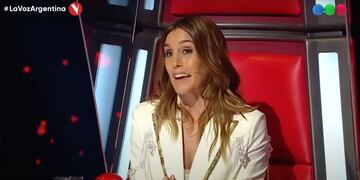 La cantante y jurado de la Voz Argentina.