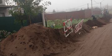 Está en marcha la obra de agua potable en el barrio ATE VII