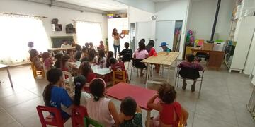 Talleres de verano en el Jardín de barrio Monseñor Zazpe