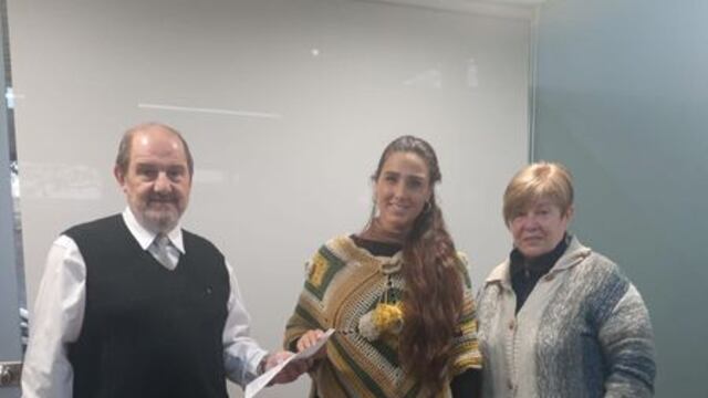 Banco Credicoop donó 20 mil pesos a la Casa de la Cultura en Soldini