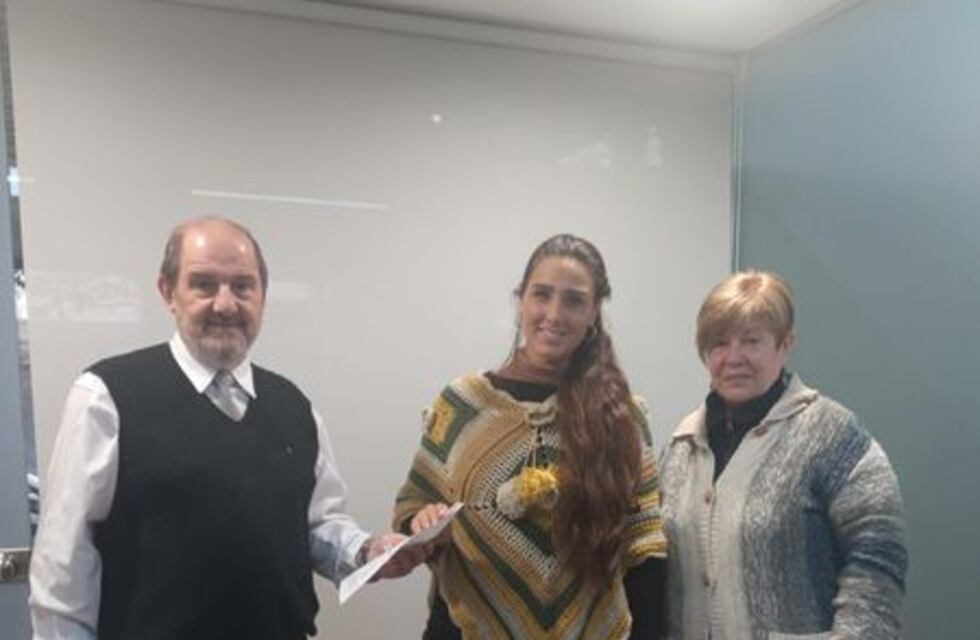 Banco Credicoop donó 20 mil pesos a la Casa de la Cultura en Soldini