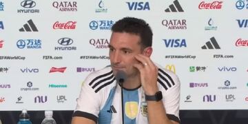 Lionel Scaloni, director técnico de la Selección Argentina (Captura de video)
