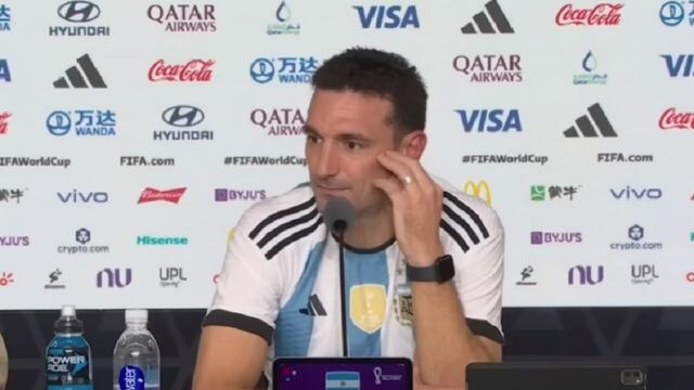 Lionel Scaloni, director técnico de la Selección Argentina (Captura de video)