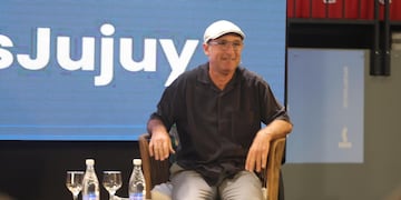 Sergio Vigil estuvo por unas horas en Jujuy invitado por la Secretaría de Deportes de la Provincia.