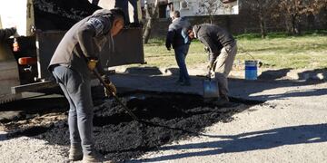 Iniciaron trabajos de reparación de calles en el barrio ATE V