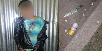 Álvaro Fernández acuchilló a su exnovia en el barrio San Francisco de Álava y fue detenido por la Policía de Jujuy.