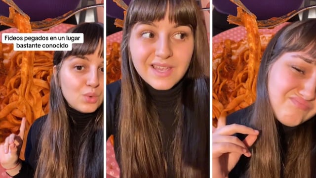 Fueron a comer a un reconocido restaurante, les dieron fideos pegados y la “solución” las dejó desconcertadas.
