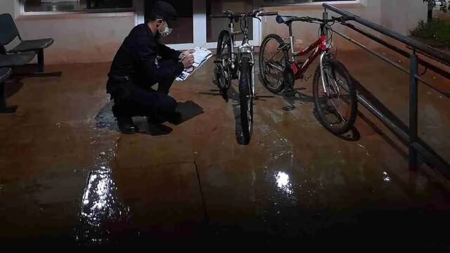Dos menores demorados y bicicletas recuperadas en Oberá.