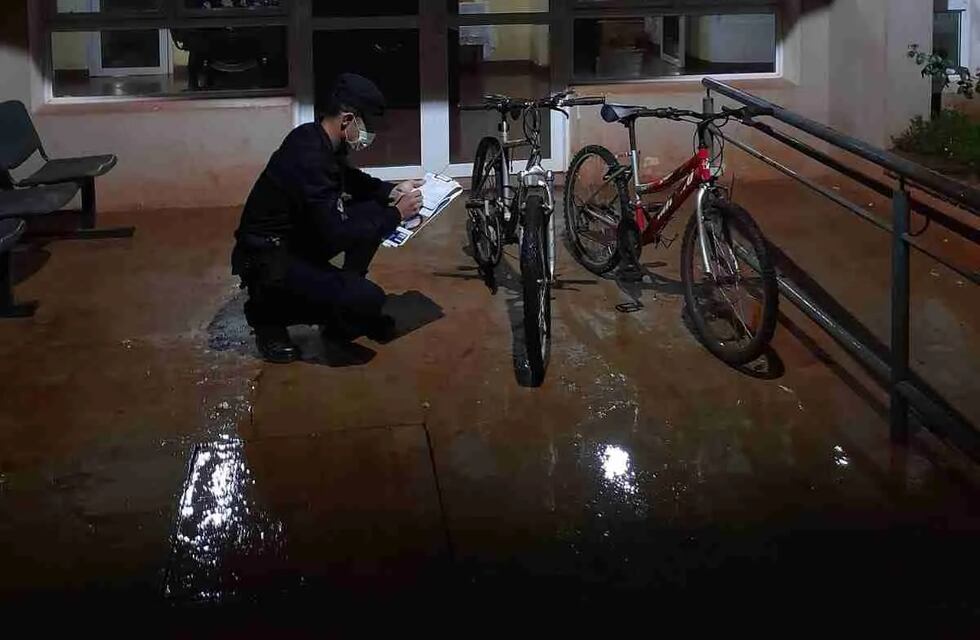 Dos menores demorados y bicicletas recuperadas en Oberá