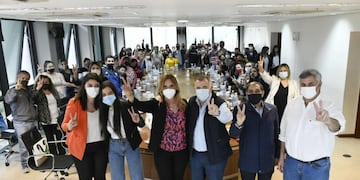 Jaldo se reunió con dirigentes de la Capital.
