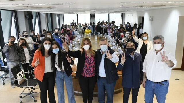 Jaldo se reunió con dirigentes de la Capital.