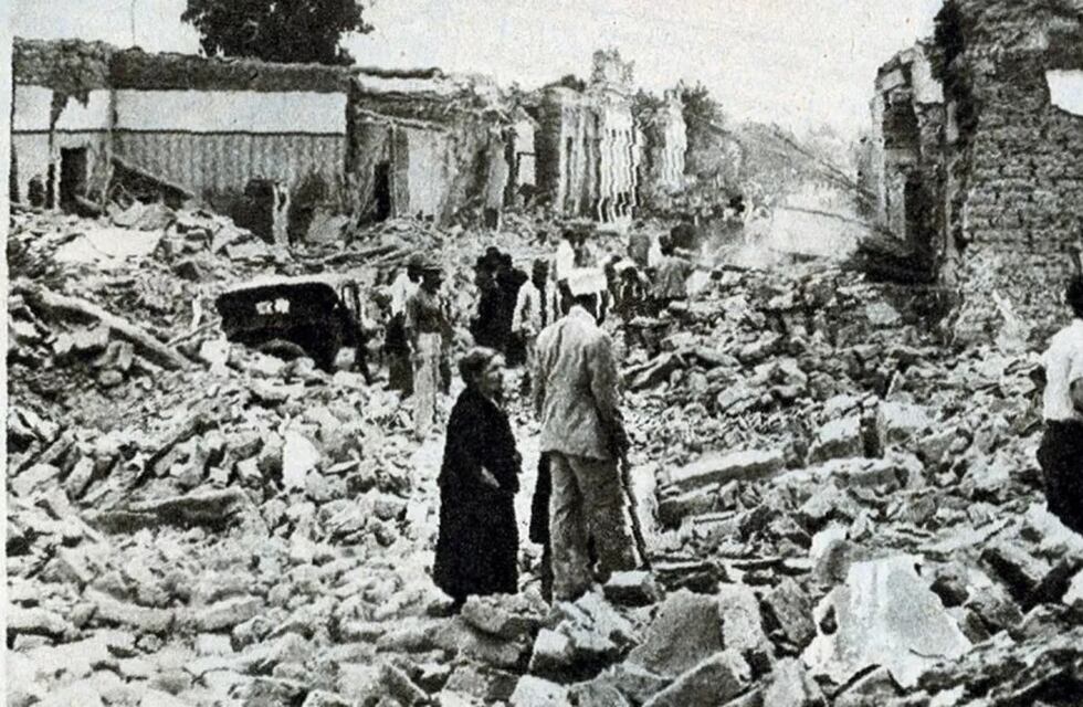 Conmemorarán el 78 aniversario del terremoto de 1944 con muestras fotográficas