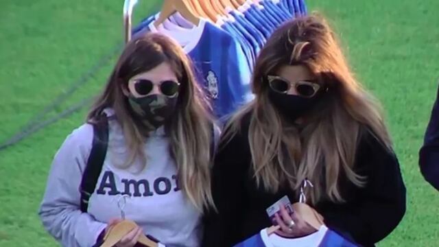 Dalma y Giannina Maradona, hijas del 10.
