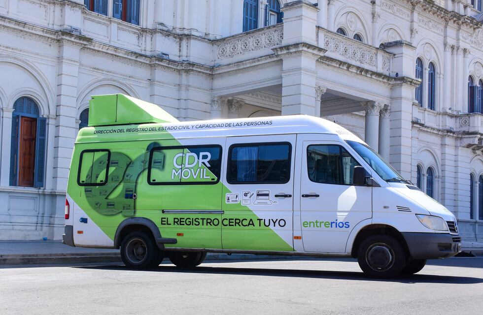 El Registro Civil Móvil estará en Colón, Gualeguaychú y Gualeguay