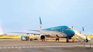 Aerolíneas Argentinas es la principal provedora de la terminal de Fisherton.