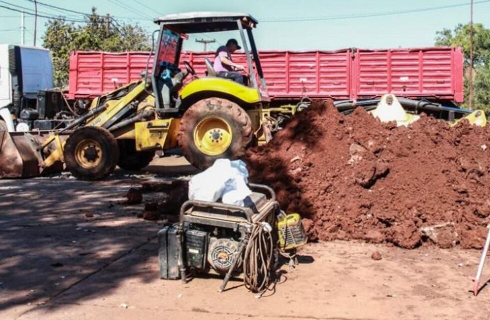 Comienza la primera etapa de obras públicas en la Av. Córdoba de Eldorado