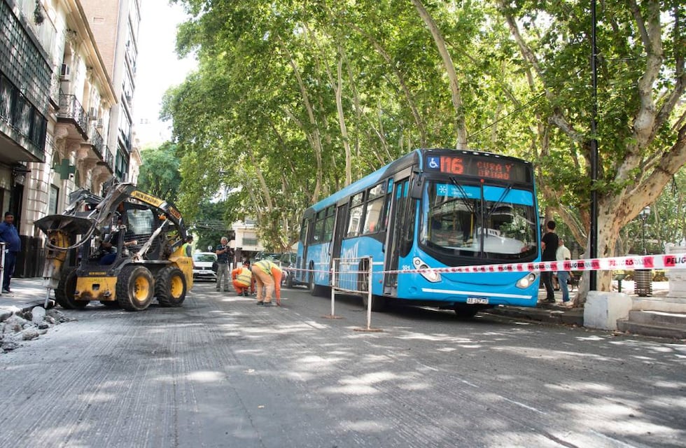 Cortes de tránsito en Rosario: cierran calles del centro por obras viales