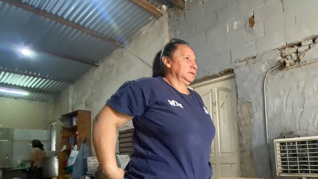 Noelia Enrique, referente del comedor comunitario "Construyendo sueños".