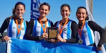 Podio para la Selección Argentina en el Sudamericano de Rema, en Chile, con mendocinas triunfadoras.
