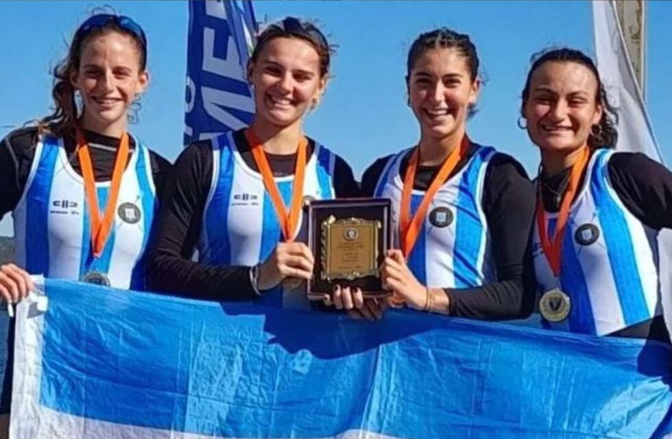 Brillante actuación de los mendocinos de Selección que lograron podios en el Sudamericano de Remo en Chile