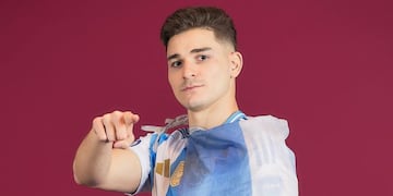 Julián Álvarez confirmó que será papá.