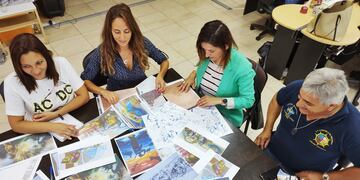 Murales conmemorativos por los 40 años de la Guerra de Malvinas. San Luis.