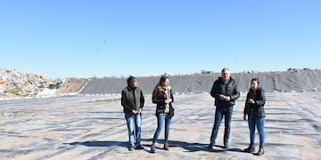 Recorrieron la nueva celda del Relleno Sanitario