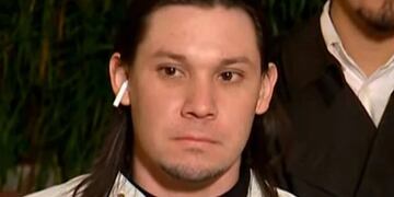 Gabriel Nicolás Carrizo, el líder de "la banda de los copitos" y detenido por el atentado contra Cristina Kirchner (Telefe Noticias)